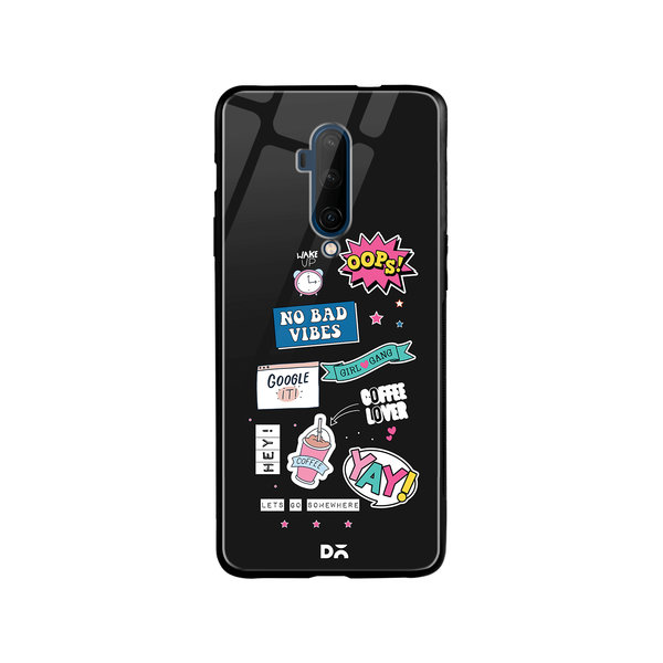

DailyObjects Attitude Glass Case Cover For OnePlus 7T Pro