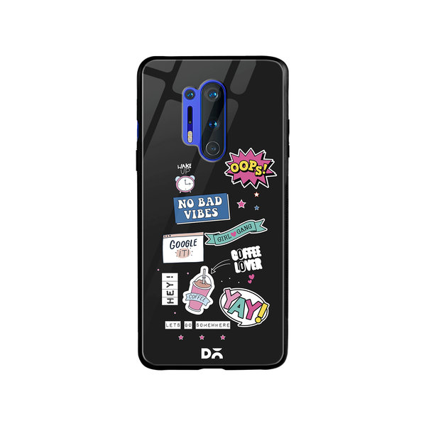 

DailyObjects Attitude Glass Case Cover For OnePlus 8 Pro