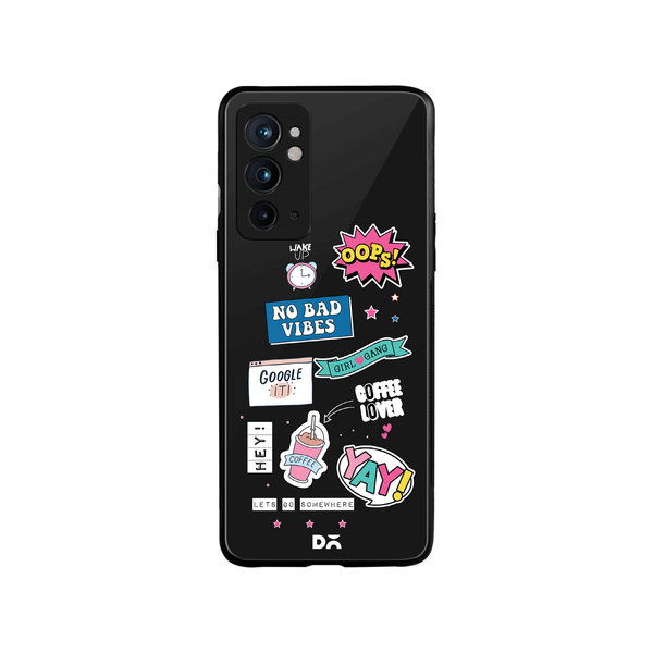 

DailyObjects Attitude Glass Case Cover For OnePlus 9RT