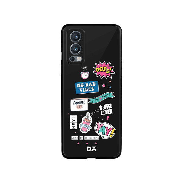 

DailyObjects Attitude Glass Case Cover For OnePlus Nord 2