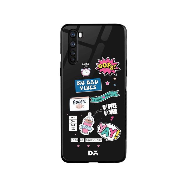 

DailyObjects Attitude Glass Case Cover For OnePlus Nord