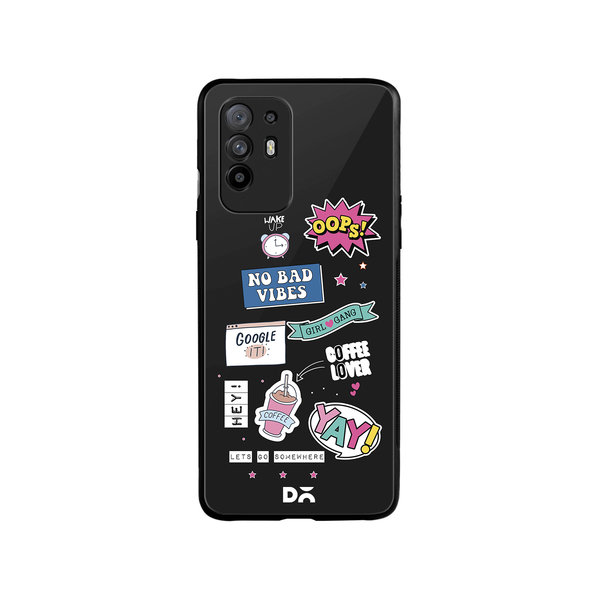 

DailyObjects Attitude Glass Case Cover For Oppo F19 Pro Plus