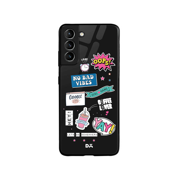 

DailyObjects Attitude Glass Case Cover For Samsung Galaxy S21 FE