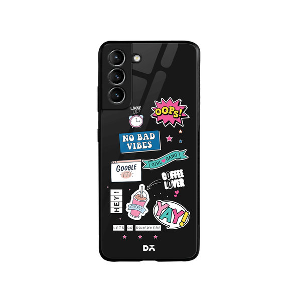 

DailyObjects Attitude Glass Case Cover For Samsung Galaxy S21 Plus