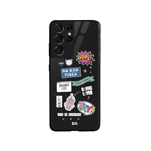

DailyObjects Attitude Glass Case Cover For Samsung Galaxy S21 Ultra