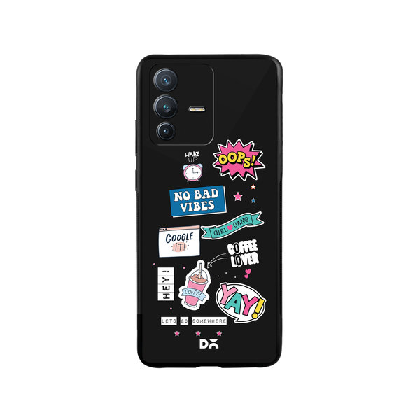 

DailyObjects Attitude Glass Case Cover For Vivo V23 Pro