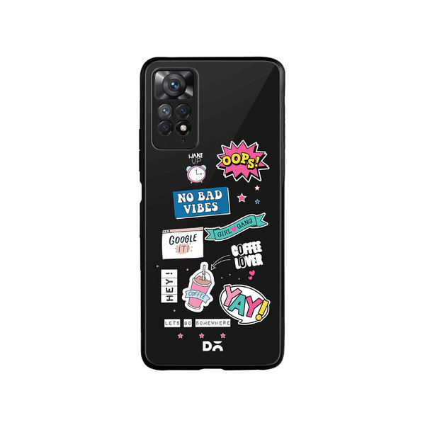 

DailyObjects Attitude Glass Case Cover For Xiaomi Redmi Note 11 Pro