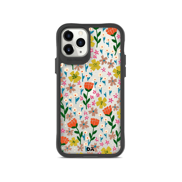 

DailyObjects Auburn Tulips Black Hybrid Clear Case Cover For iPhone 11 Pro