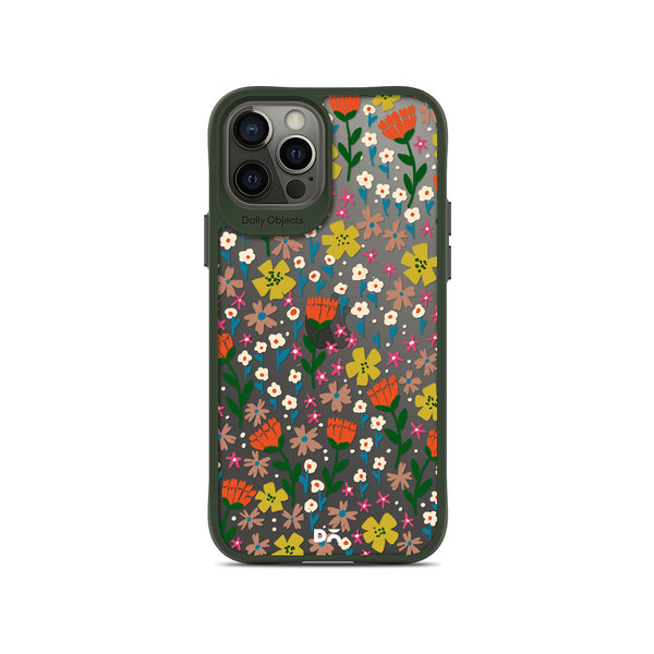 

DailyObjects Auburn Tulips Green Hybrid Clear Case Cover For iPhone 12 Pro Max