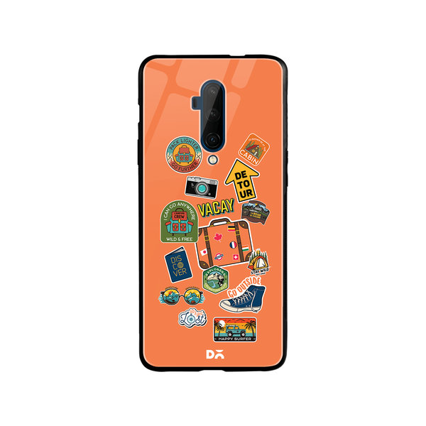 

DailyObjects Backpacking Glass Case Cover For OnePlus 7T Pro