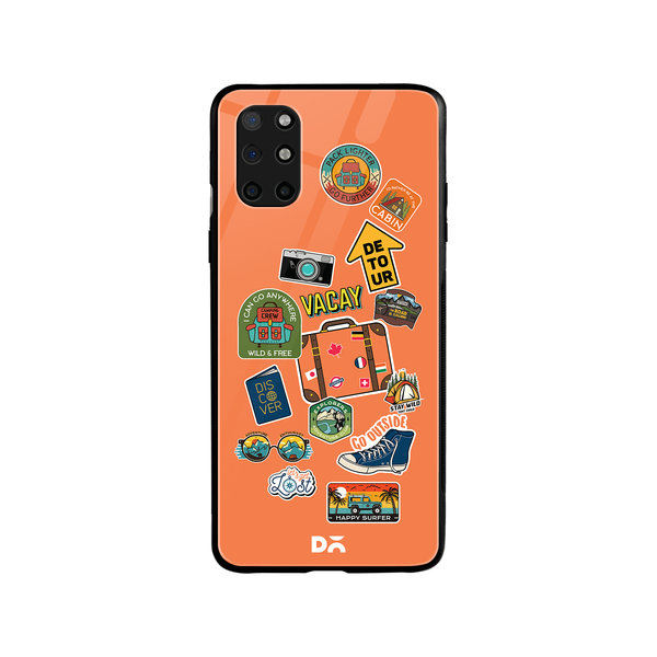 

DailyObjects Backpacking Glass Case Cover For OnePlus 8T