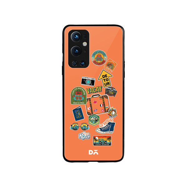 

DailyObjects Backpacking Glass Case Cover For OnePlus 9 Pro