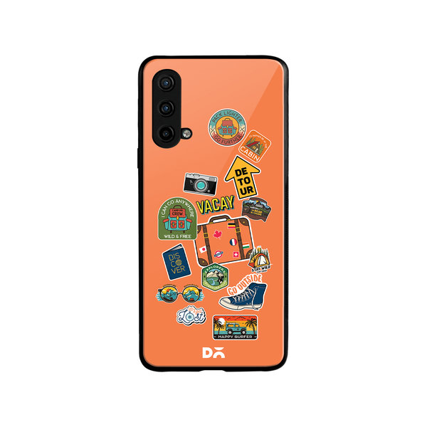 

DailyObjects Backpacking Glass Case Cover For OnePlus Nord CE