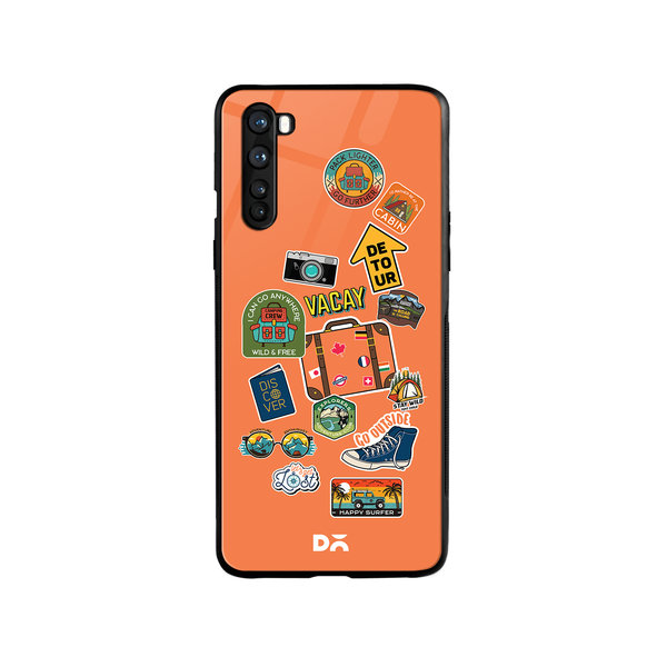 

DailyObjects Backpacking Glass Case Cover For OnePlus Nord