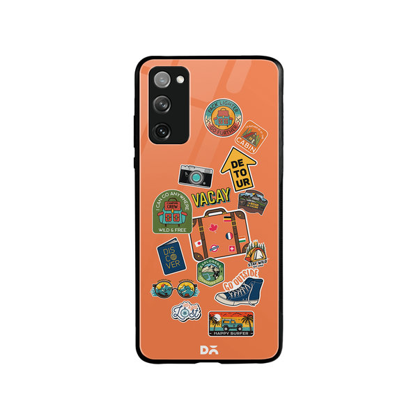 

DailyObjects Backpacking Glass Case Cover For Samsung Galaxy S20 FE