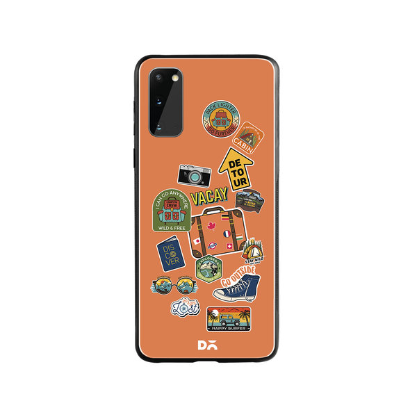 

DailyObjects Backpacking Glass Case Cover For Samsung Galaxy S20
