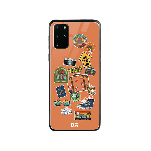 

DailyObjects Backpacking Glass Case Cover For Samsung Galaxy S20 Plus