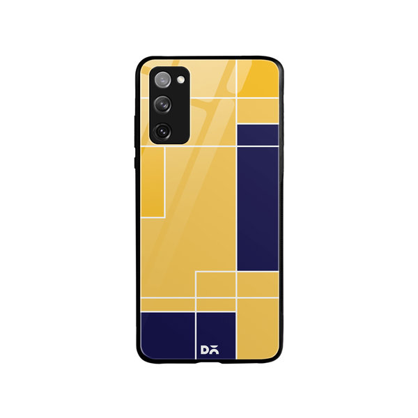 

DailyObjects Banana Milkshake Blocks Glass Case Cover For Samsung Galaxy S20 FE