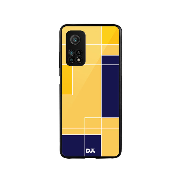 

DailyObjects Banana Milkshake Blocks Glass Case Cover For Xiaomi Mi 10T