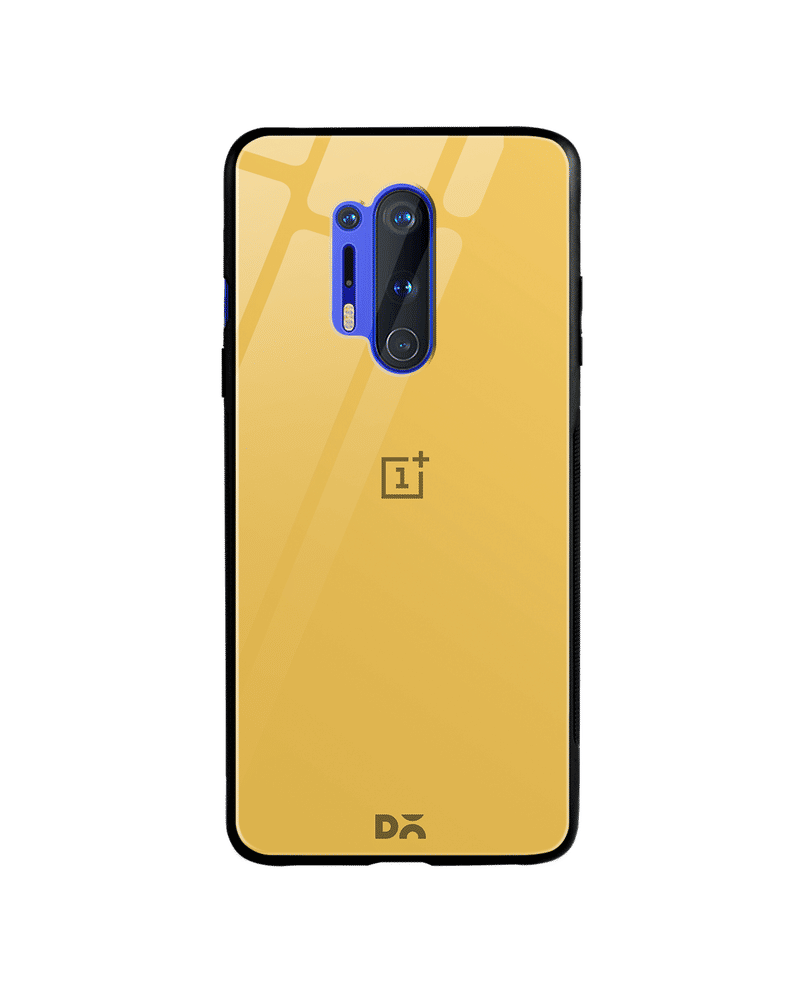 Banana Milkshake Glass Case Cover For OnePlus 8 Pro