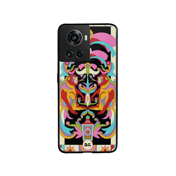 

DailyObjects Bandar Mela Glass Case Cover For OnePlus 10R