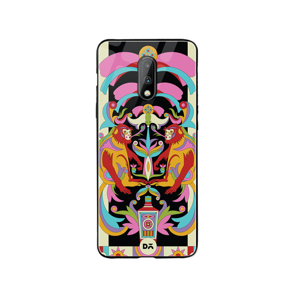 

DailyObjects Bandar Mela Glass Case Cover For OnePlus 7