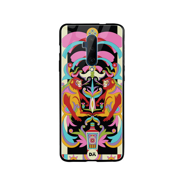 

DailyObjects Bandar Mela Glass Case Cover For OnePlus 7T Pro