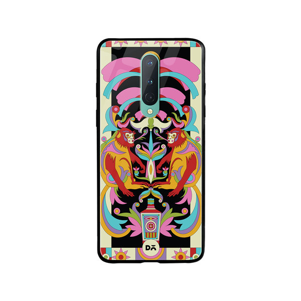

DailyObjects Bandar Mela Glass Case Cover For OnePlus 8