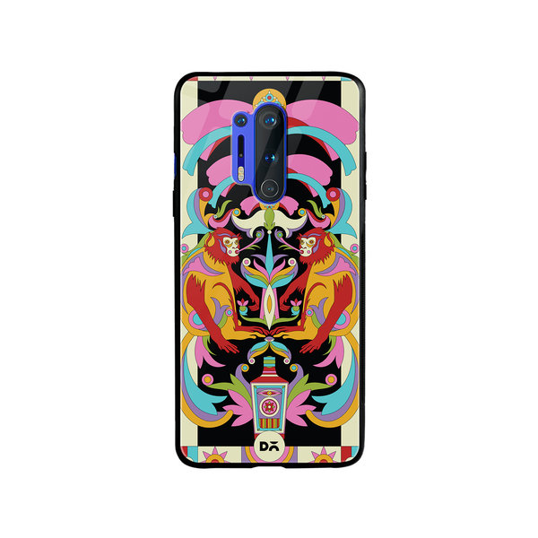 

DailyObjects Bandar Mela Glass Case Cover For OnePlus 8 Pro