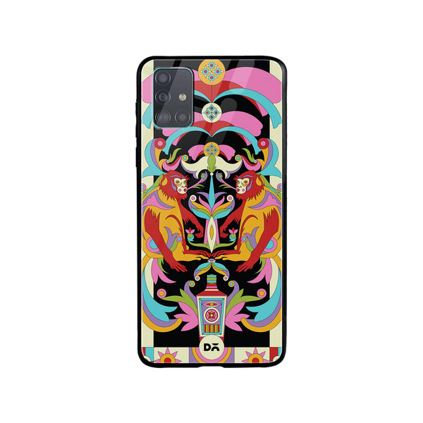 

DailyObjects Bandar Mela Glass Case Cover For Samsung Galaxy A71