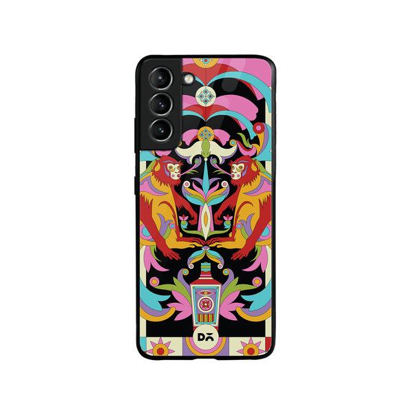 

DailyObjects Bandar Mela Glass Case Cover For Samsung Galaxy S21 FE