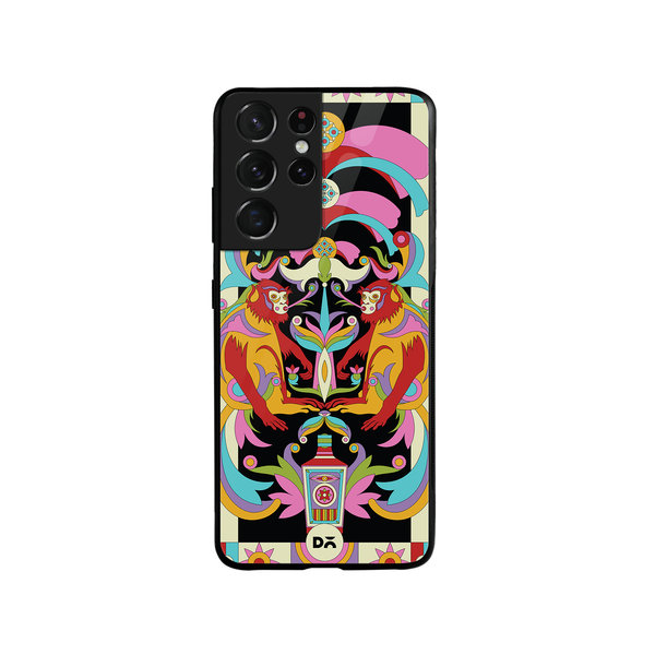 

DailyObjects Bandar Mela Glass Case Cover For Samsung Galaxy S21 Ultra