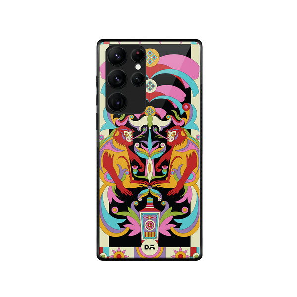 

DailyObjects Bandar Mela Glass Case Cover For Samsung Galaxy S22 Ultra