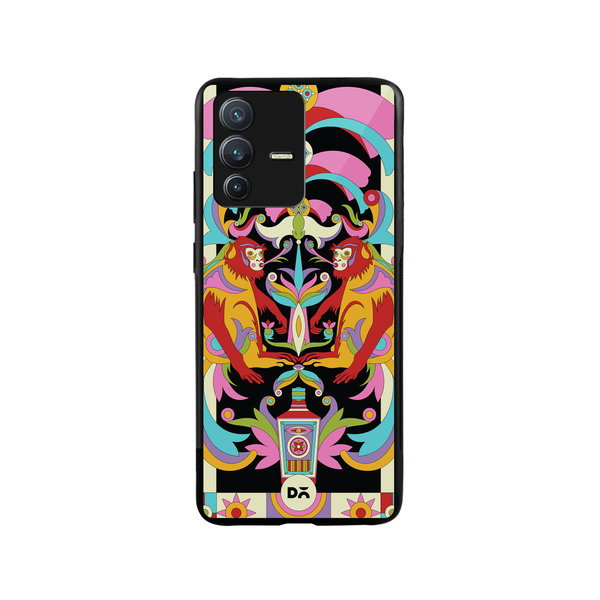 

DailyObjects Bandar Mela Glass Case Cover For Vivo V23 Pro