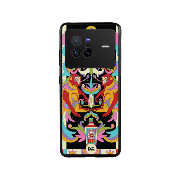 

DailyObjects Bandar Mela Glass Case Cover For Vivo X80