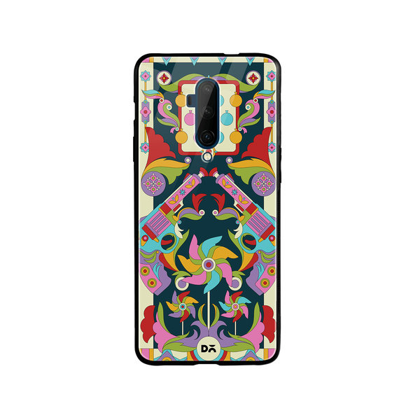 

DailyObjects Bandook Mela Glass Case Cover For OnePlus 7T Pro