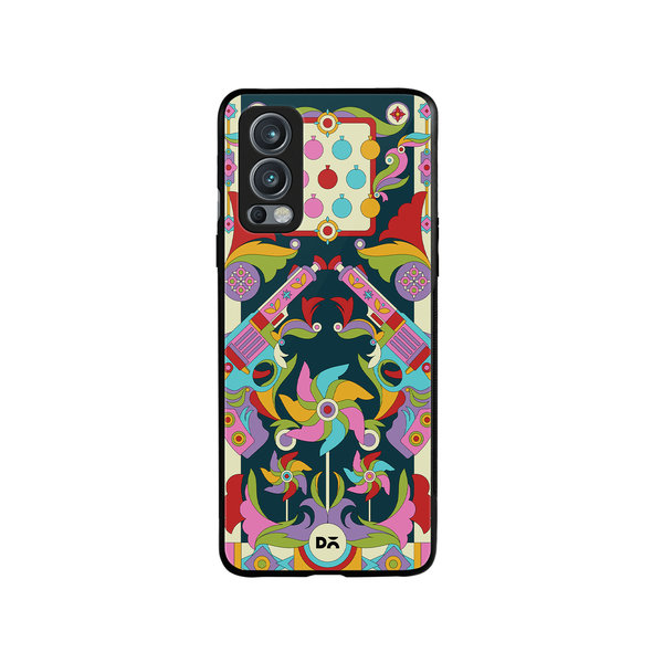 

DailyObjects Bandook Mela Glass Case Cover For OnePlus Nord 2