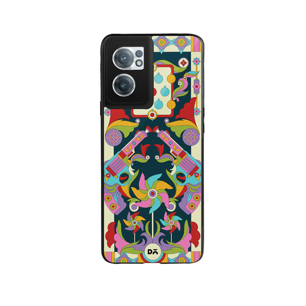 

DailyObjects Bandook Mela Glass Case Cover For OnePlus Nord CE 2