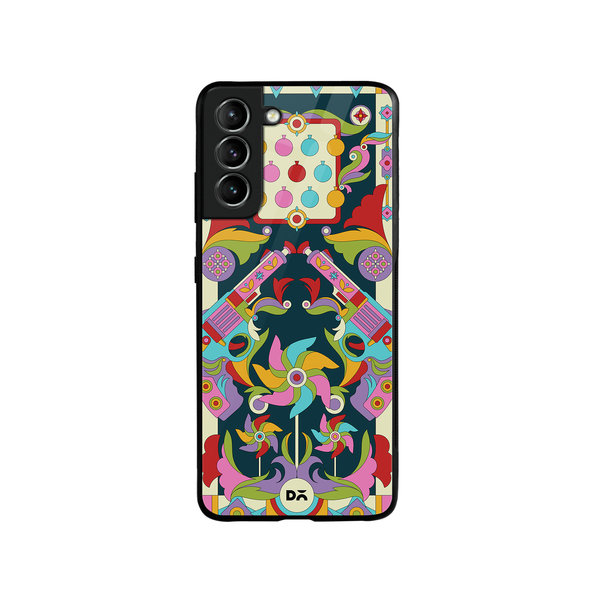 

DailyObjects Bandook Mela Glass Case Cover For Samsung Galaxy S21 Plus