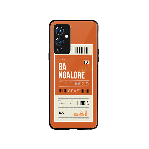 

DailyObjects Bangalore City Tag Glass Case Cover For OnePlus 9