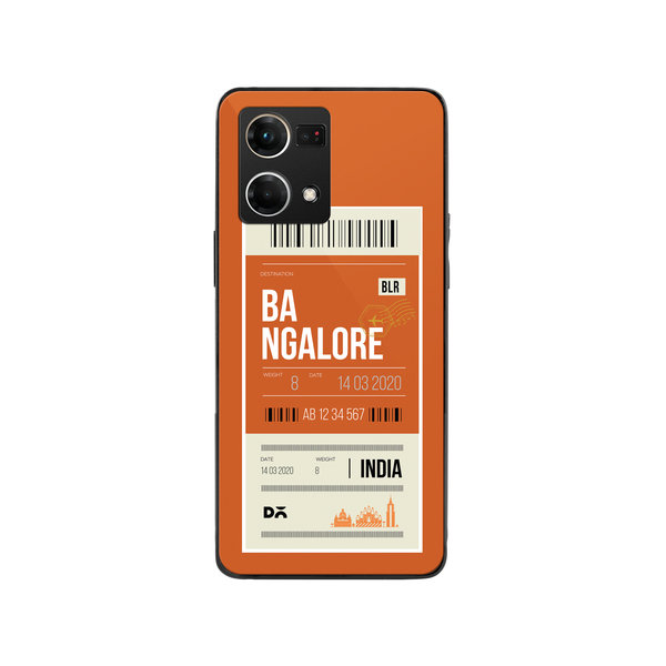 

DailyObjects Bangalore City Tag Glass Case Cover For Oppo Reno 7