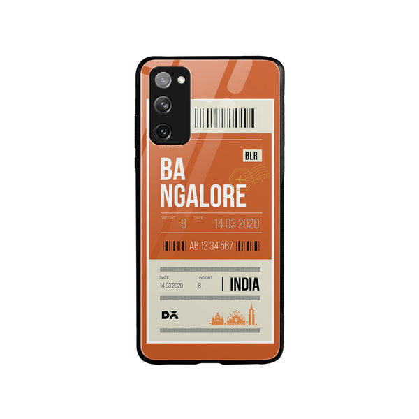 

DailyObjects Bangalore City Tag Glass Case Cover For Samsung Galaxy S20 FE