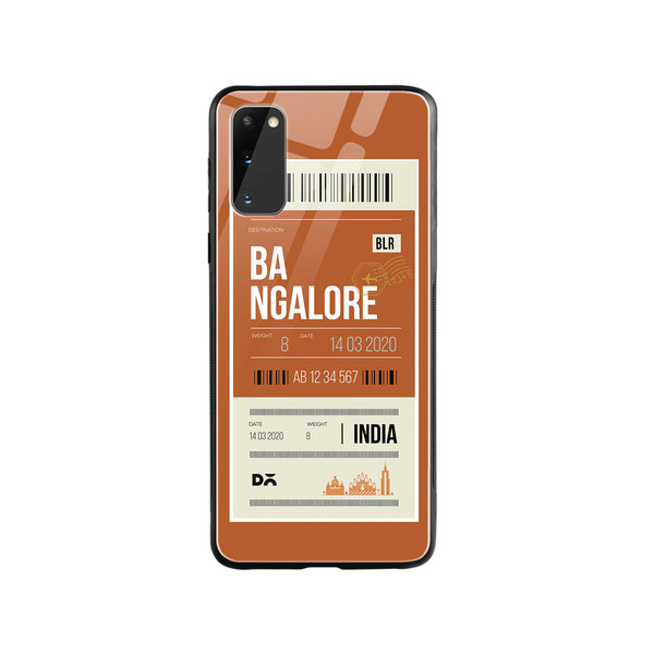 

DailyObjects Bangalore City Tag Glass Case Cover For Samsung Galaxy S20