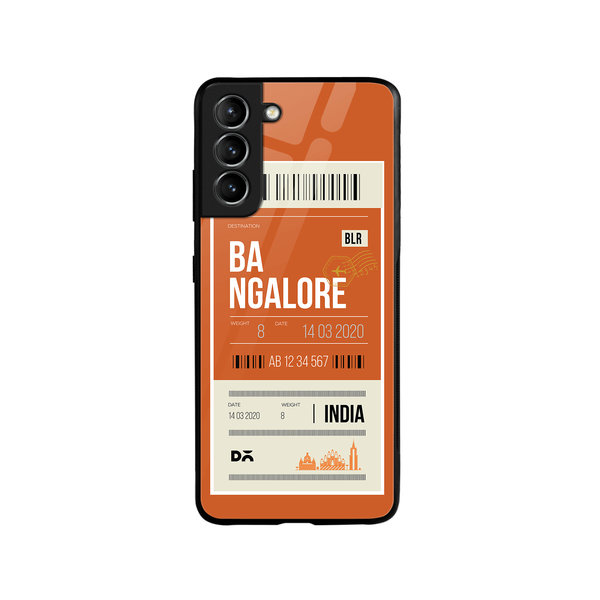 

DailyObjects Bangalore City Tag Glass Case Cover For Samsung Galaxy S21