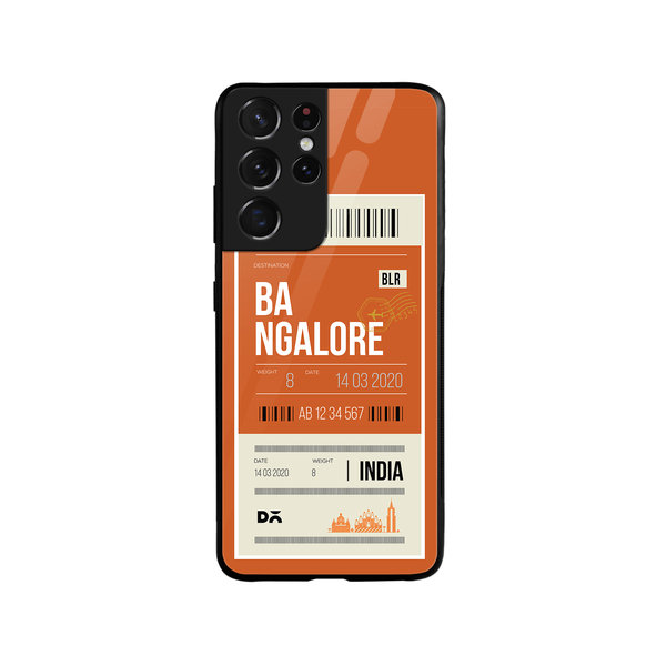 

DailyObjects Bangalore City Tag Glass Case Cover For Samsung Galaxy S21 Ultra