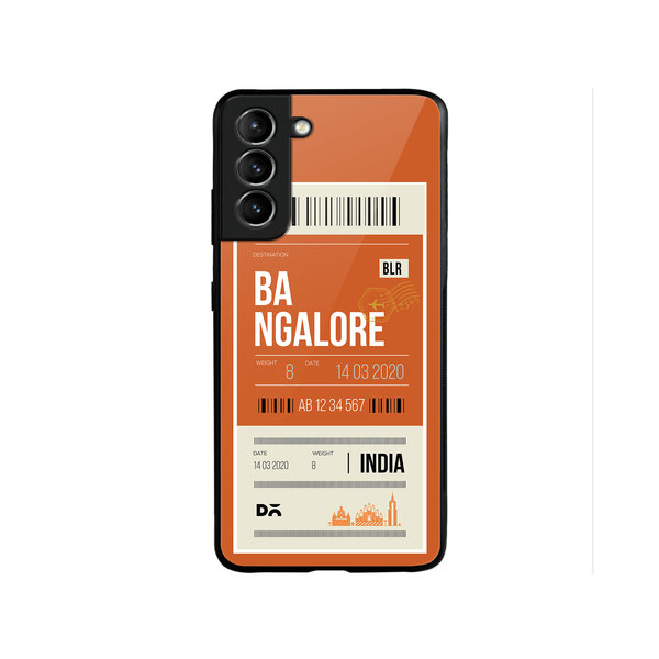 

DailyObjects Bangalore City Tag Glass Case Cover For Samsung Galaxy S22 Plus