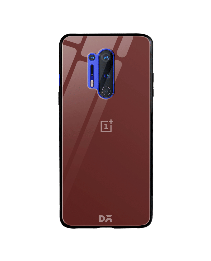 Bark Brown Glass Case Cover For OnePlus 8 Pro