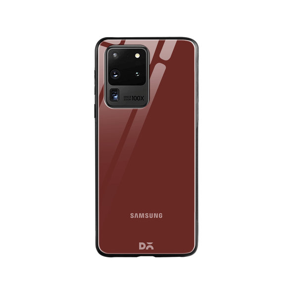 

DailyObjects Bark Brown Glass Case Cover For Samsung Galaxy S20 Ultra
