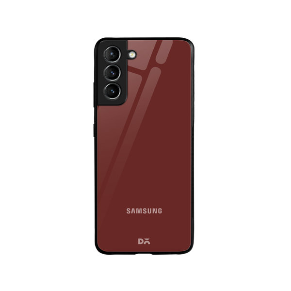 

DailyObjects Bark Brown Glass Case Cover For Samsung Galaxy S21 Plus
