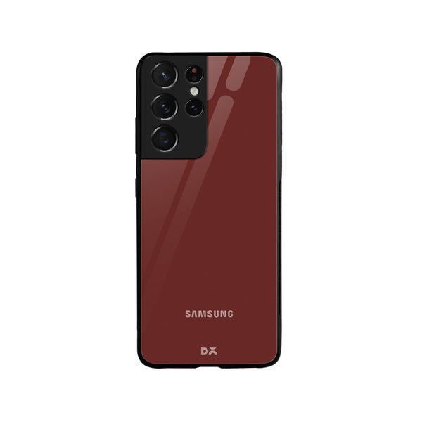 

DailyObjects Bark Brown Glass Case Cover For Samsung Galaxy S21 Ultra